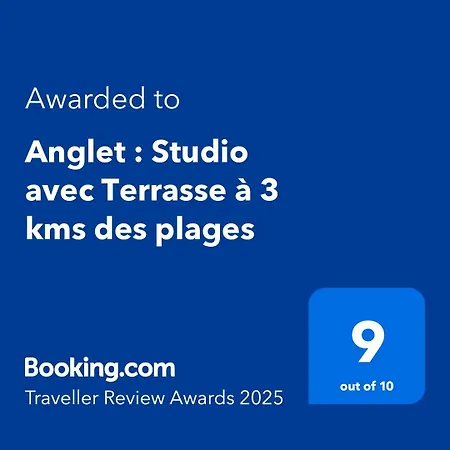 Anglet : Studio Avec Terrasse A 3 Kms Des Plages Exterior foto